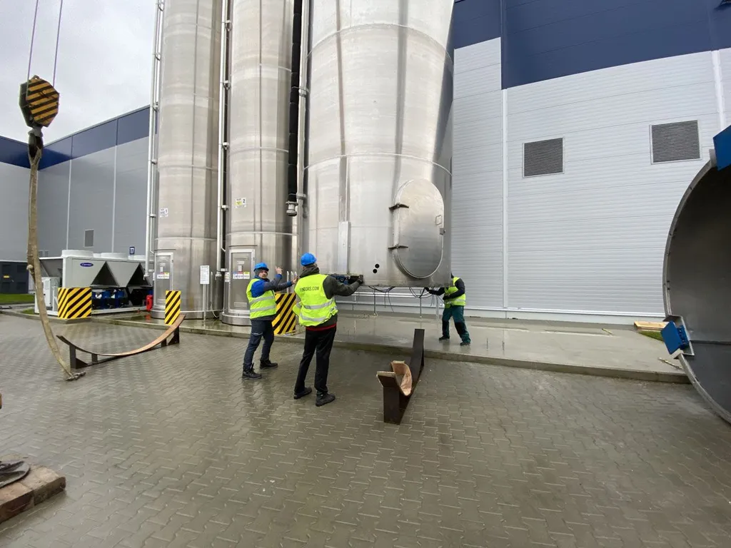 The Intricacies of Silos Unloading and Assembly in Racibórz