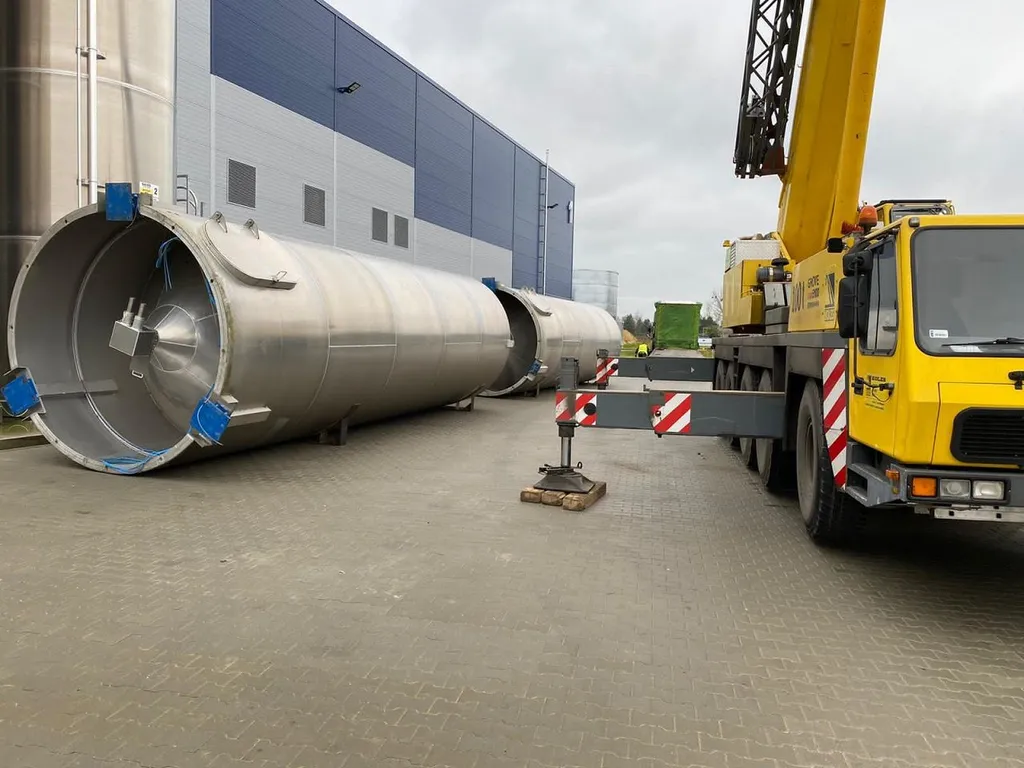 The Intricacies of Silos Unloading and Assembly in Racibórz