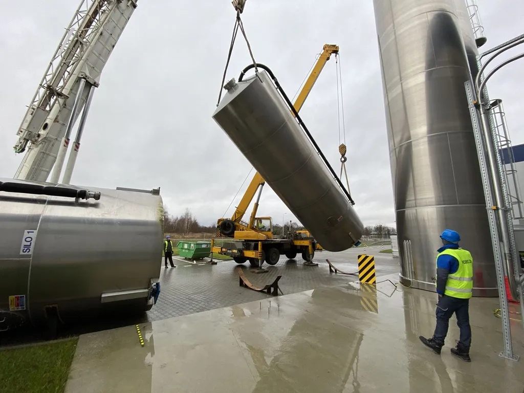 The Intricacies of Silos Unloading and Assembly in Racibórz