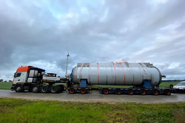 Oversized transport - challenges and solutions in production line relocation